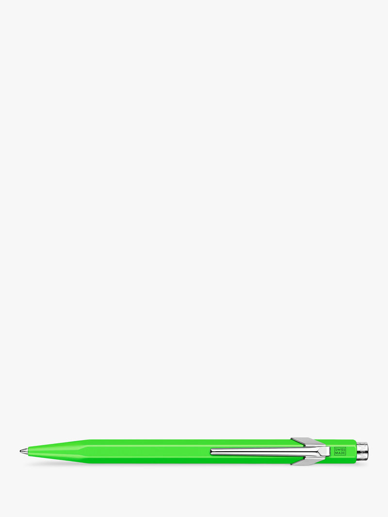 Caran d'Ache 849 Popline ballpoint pen Fluo Green (British brand)