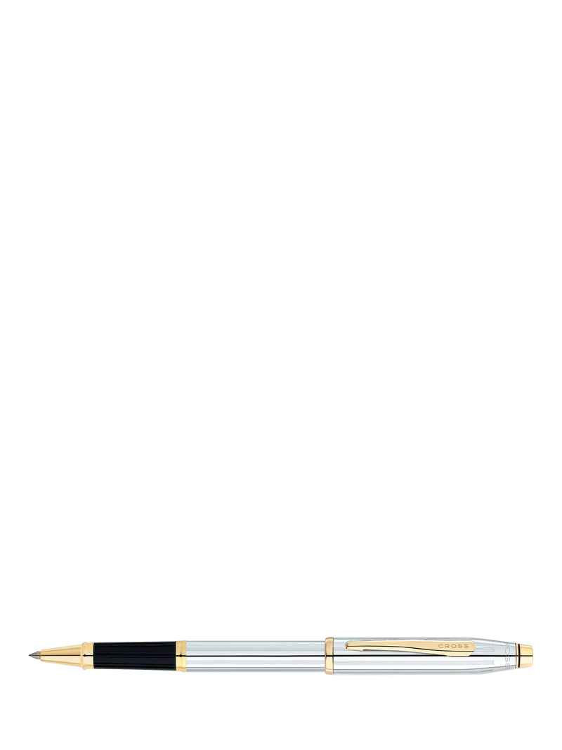 Cross Century II ballpoint pen silver gold (British brand)