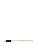 Cross Century II ballpoint pen silver gold (British brand)