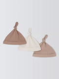 John Lewis baby cotton hats pack of 3, UK version