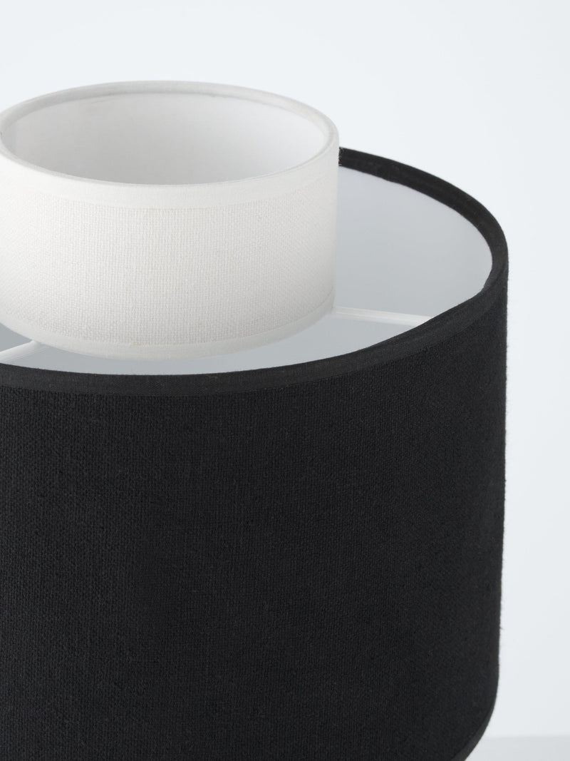 John Lewis Vicente mini table lamp layered fabric shade, UK version