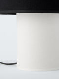 John Lewis Vicente mini table lamp layered fabric shade, UK version