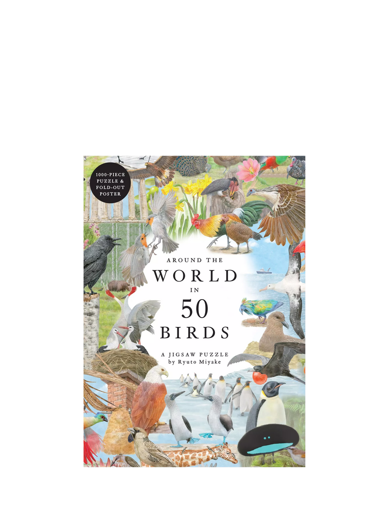 Laurence King Publishing Around the World in 50 Birds 1000-piece jigsaw puzzle, UK version