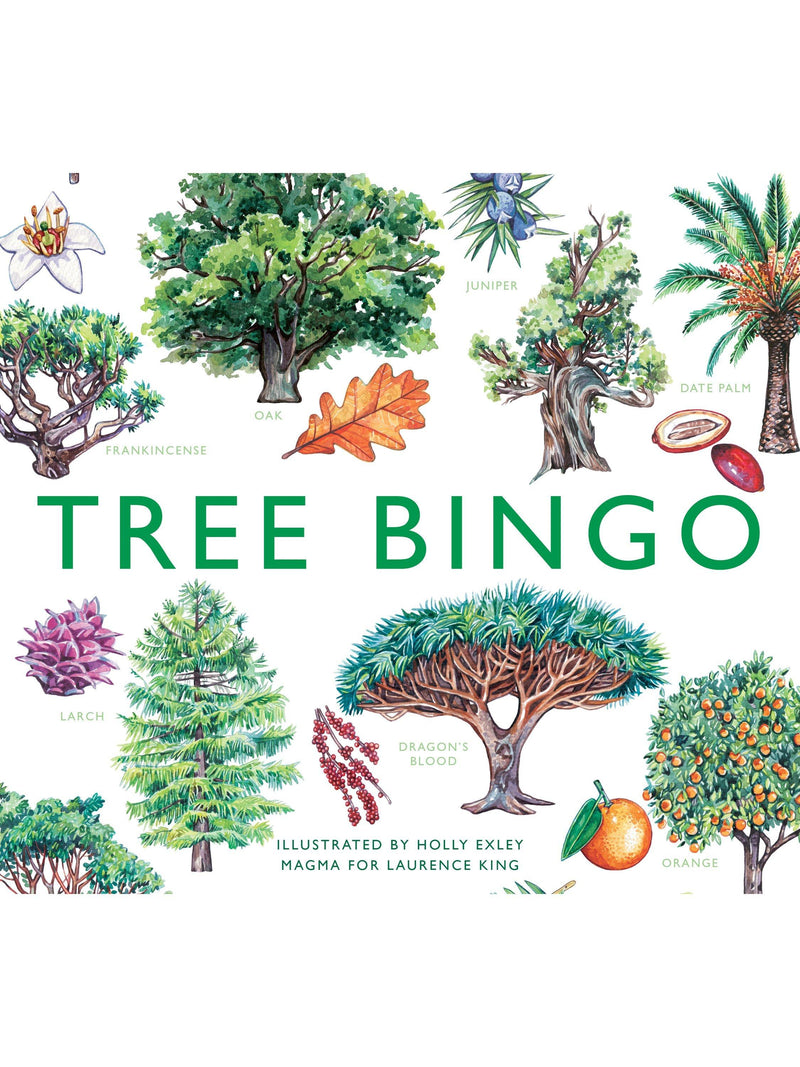 Educational Tree Bingo Game with 64 Tree Species and Informative Booklet