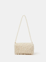 Next Accessorize Cream Drop Bead Shoulder Bag- Buy online at McGrocer