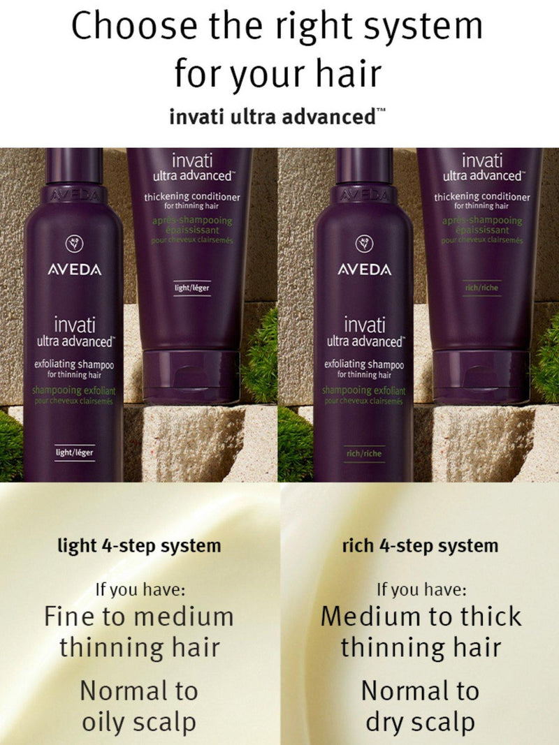 Aveda Invati Ultra Advanced Thickening Conditioner Light 1000ml, imported from the UK
