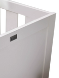 Silver Cross Bromley white cotbed and dresser set (British brand)