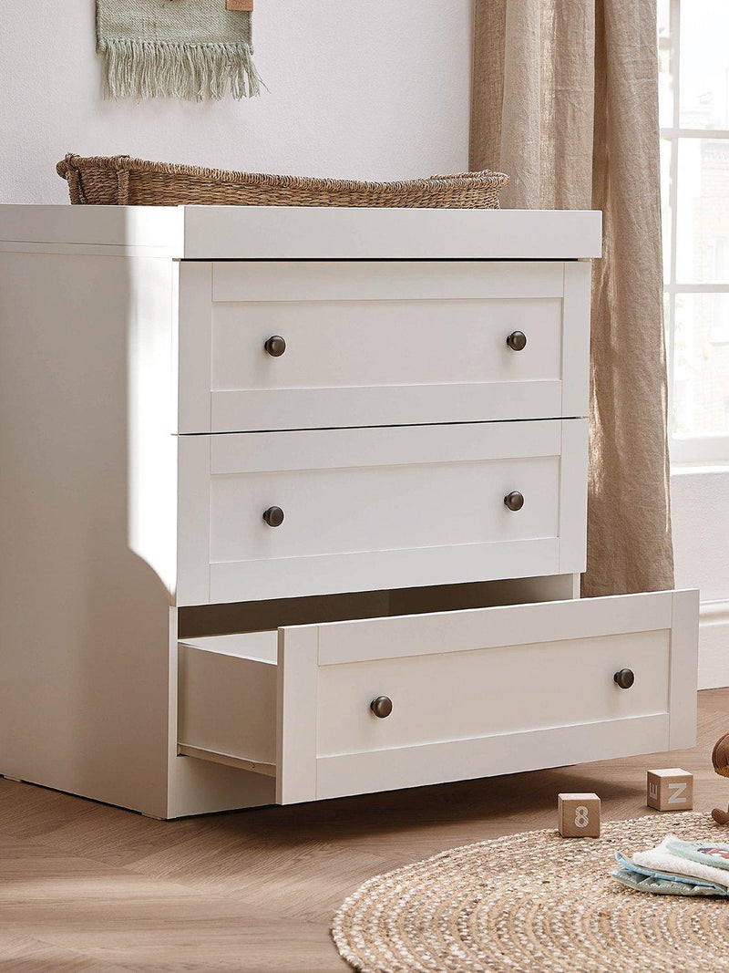 Silver Cross Bromley nursery furniture set white (British brand)