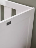 Silver Cross Bromley white cot bed (British brand)