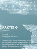 SKANDINAVISK Arktis scented candle 65g, imported from the UK