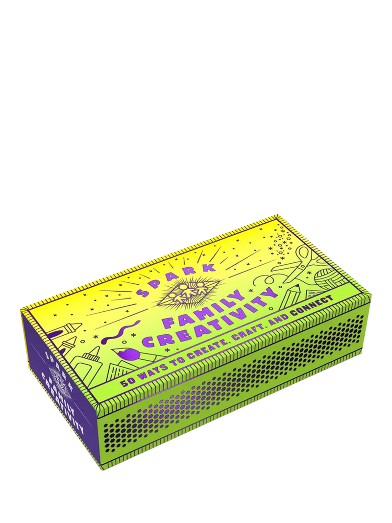 Chronicle Books creativity matchbox with 50 activity prompts - British product