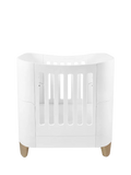 Gaia Baby Serena Mini Cot - White/Natural