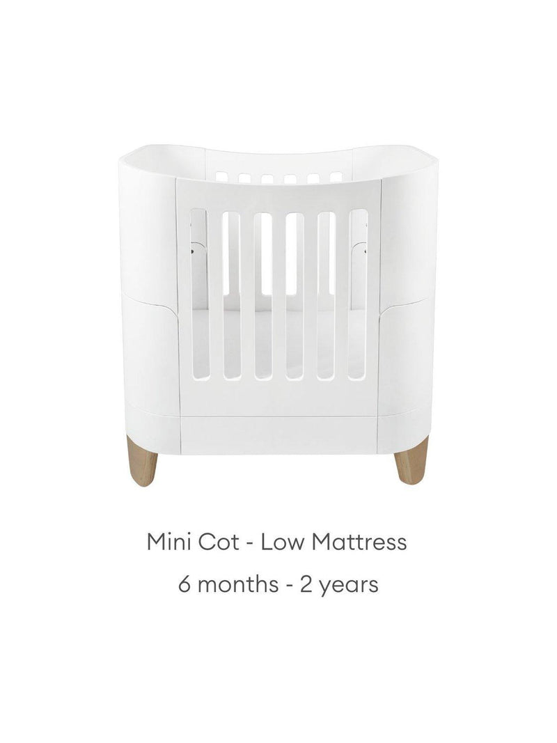 Gaia Baby Serena Mini Cot wooden design, UK version