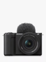 John Lewis Sony Alpha ZV-E10 II Compact System Vlogging Camera with 16-50mm Power Zoom Lens, 26MP, 4K Ultra HD, Black- Buy online at McGrocer