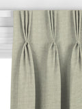 John Lewis herringbone made to measure curtains green (British brand)