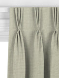 John Lewis herringbone made to measure curtains green (British brand)