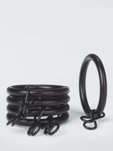 John Lewis John Lewis Metal Curtain Rings Dia.19mm Set of 10- Buy online at McGrocer