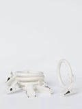 John Lewis 16/19mm Spare Rings with Clips Pack of 10, White