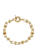 Daisy London gold knot chain bracelet 175mm, imported from the UK