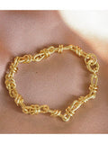 Daisy London gold knot chain bracelet 175mm, imported from the UK