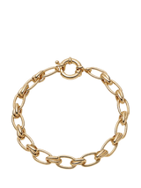John Lewis Daisy London Daisy x Polly Newman Vintage-Style Link Chain Bracelet Gold- Buy online at McGrocer