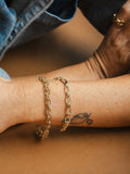 Daisy London gold link chain bracelet, UK version