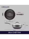 Circulon non-stick chef's pan with lid - British product