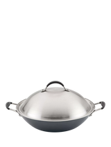John Lewis Circulon ScratchDefense Non Stick Wok & Lid Grey- Buy online at McGrocer