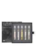 Escentric Molecules fragrance discovery gift set with 5 mini vials, 8.5ml each - British product