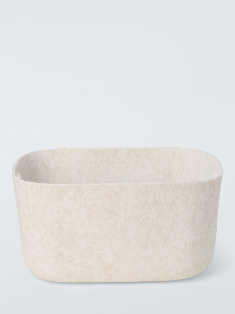 John Lewis felt storage box Ecru Medium, UK version