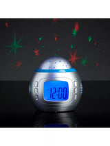 John Lewis Star Projector Alarm Clock with Multi-Function Display and Sleep Aid- Buy online at McGrocer