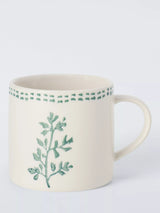 John Lewis John Lewis X Deliciously Ella Herb Stoneware Mug, 300ml, Green- Buy online at McGrocer