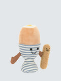 Textured Egg and Toast Soldier Soft Toy with Cotton Egg Cup
