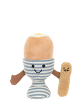 Textured Egg and Toast Soldier Soft Toy with Cotton Egg Cup
