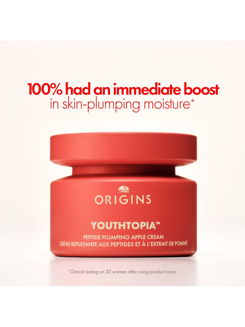 Origins Youthtopia Peptide Plumping Apple Cream 50ml, imported from the UK