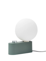 John Lewis tala Alumina Sphere LED Bulb Table Lamp/Wall Light, Olive Green- Buy online at McGrocer