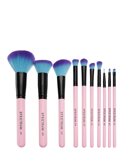 John Lewis Spectrum Essential 10-Piece Makeup Brush Gift Set- Buy online at McGrocer