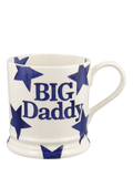 Emma Bridgewater Blue Star Big Daddy mug 470ml, imported from the UK