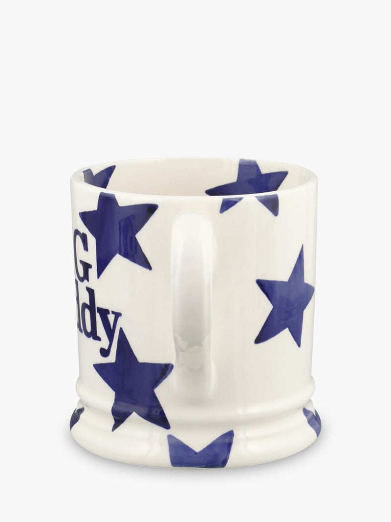 Emma Bridgewater Blue Star Big Daddy mug 470ml, imported from the UK