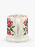 Emma Bridgewater earthenware mug pink peony floral 300ml - British product