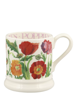 John Lewis Emma Bridgewater Poppies Half Pint Earthenware Mug 300ml- Buy online at McGrocer