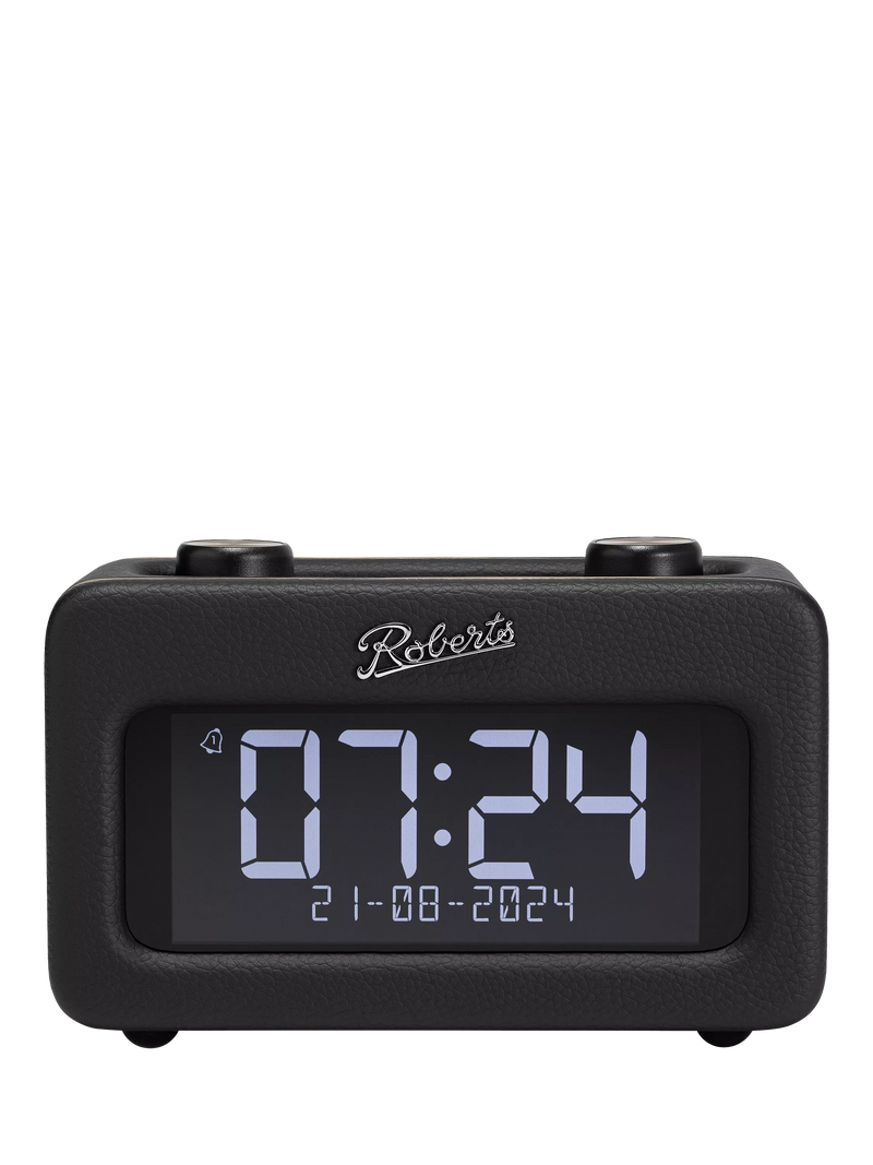 Roberts Revival Rest DAB/DAB+/FM Bluetooth Bedside Clock Radio, Black