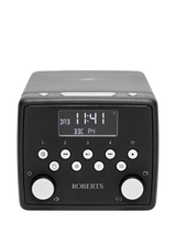 John Lewis Roberts Sound49 DAB/DAB+/FM/CD Bluetooth Clock Radio, Black- Buy online at McGrocer