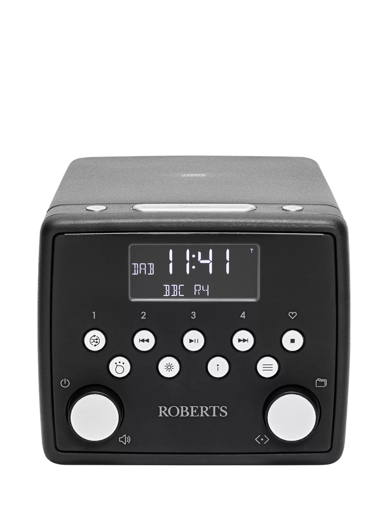 Roberts Sound49 clock radio black, UK version