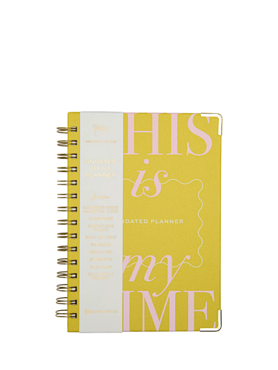 John Lewis Hardback Wirebound Planner with Fill-in-Date Pages and Gold Finish, Multi-Design- Buy online at McGrocer