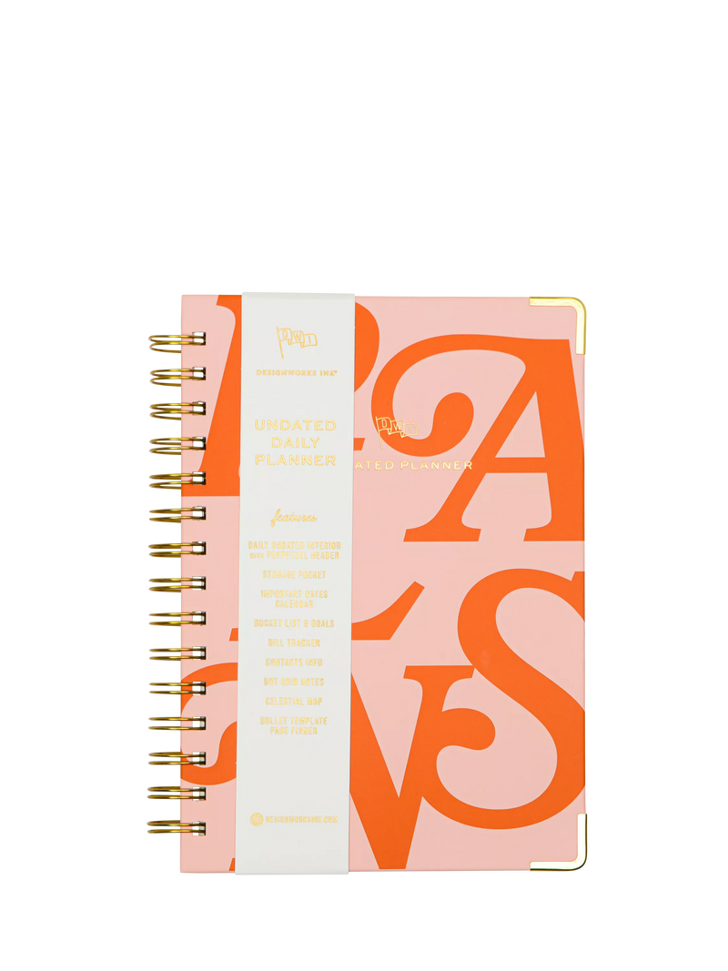 DesignWorks Ink hardback planner Multi - British product