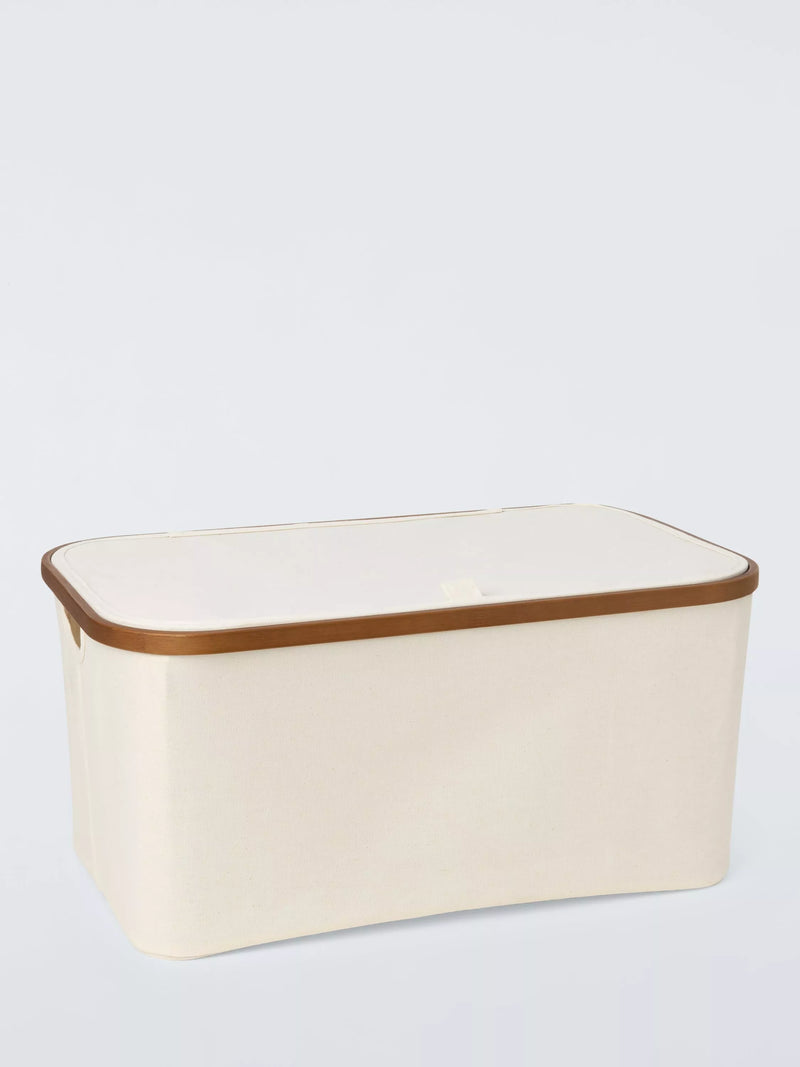 John Lewis bamboo storage basket 25x53x33cm (British brand)