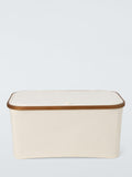 John Lewis bamboo storage basket 25x53x33cm (British brand)