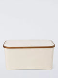 John Lewis bamboo storage basket 25x53x33cm (British brand)