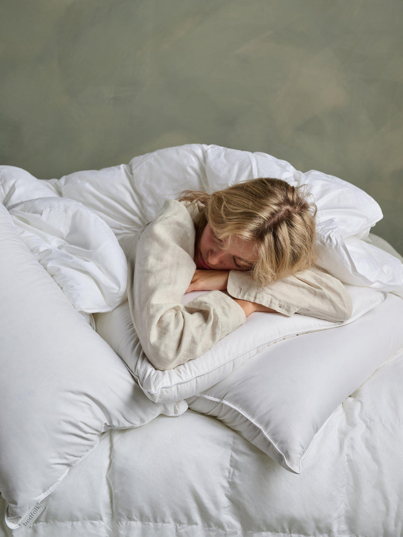 Bedfolk Feather & Down Kingsize Soft Pillow - British product